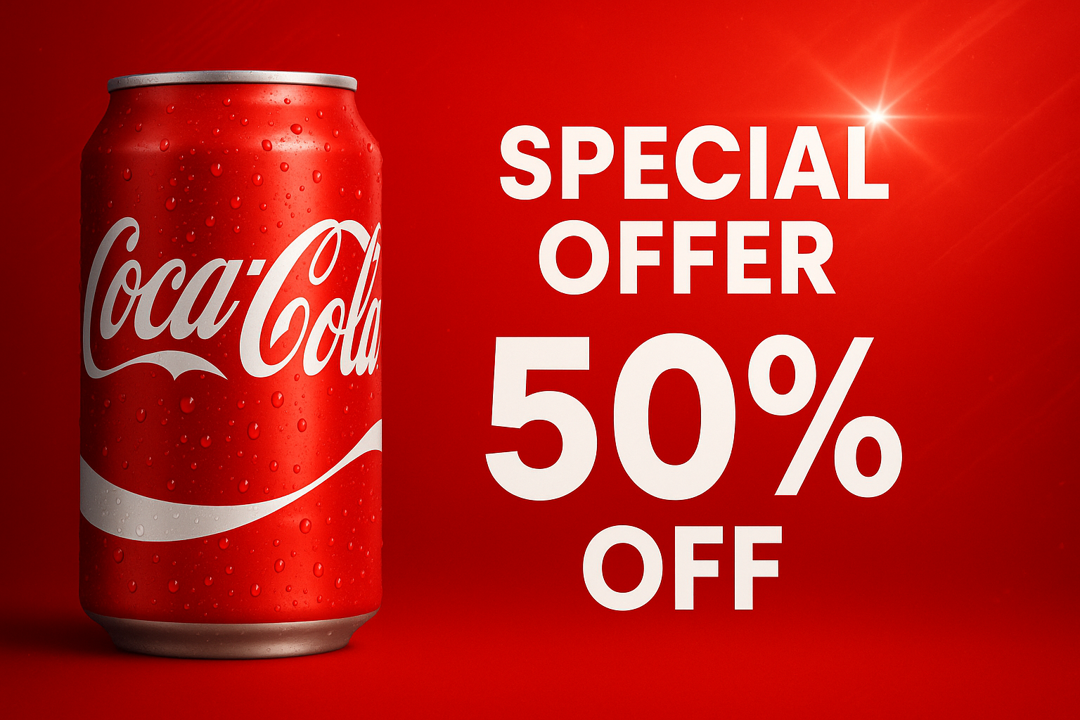 OFFER ON COKE CAN 660*300